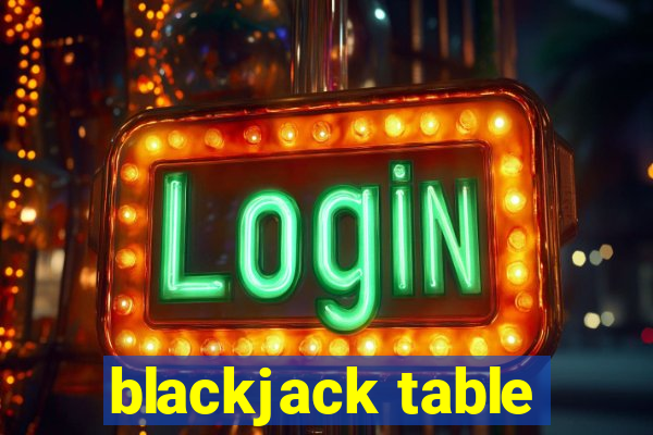 blackjack table