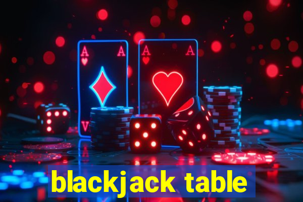 blackjack table