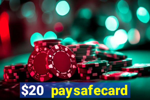 $20 paysafecard deposit bonus casino nz