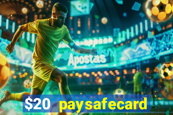 $20 paysafecard deposit bonus casino nz