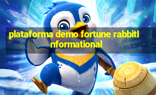 plataforma demo fortune rabbitInformational