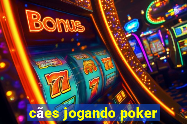 cães jogando poker