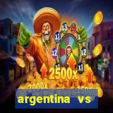 argentina vs equador onde assistir