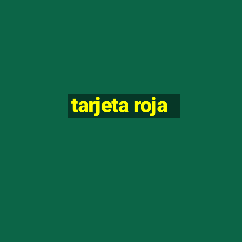 tarjeta roja