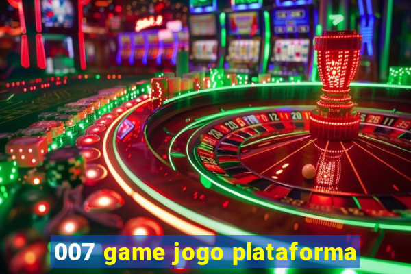 007 game jogo plataforma