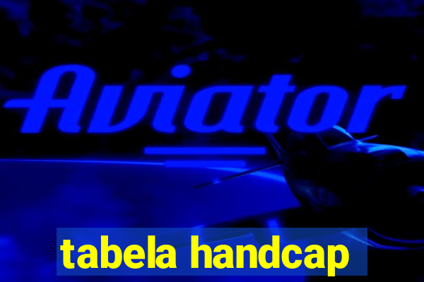 tabela handcap