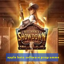 apple beta software programme