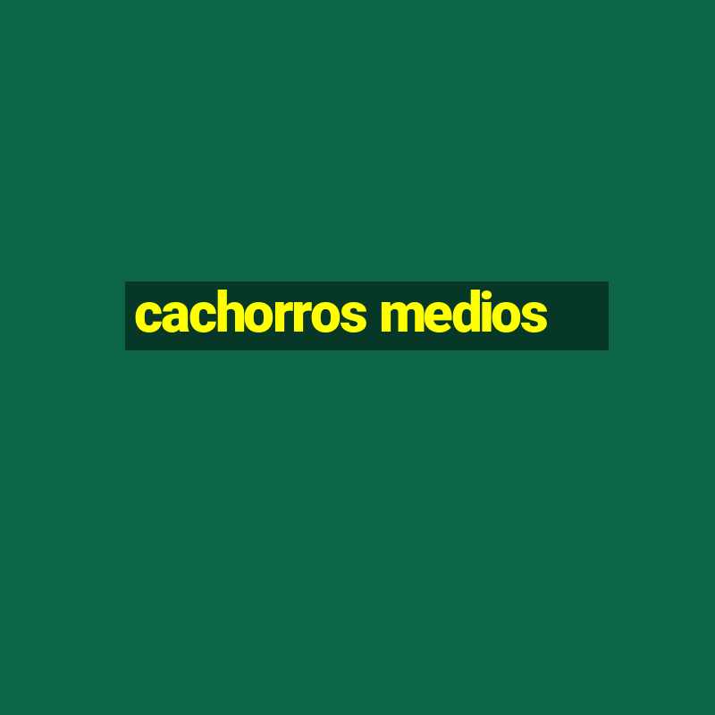 cachorros medios