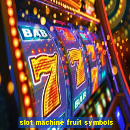 slot machine fruit symbols