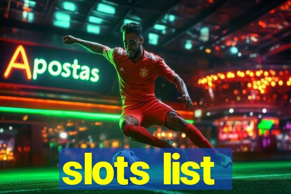 slots list