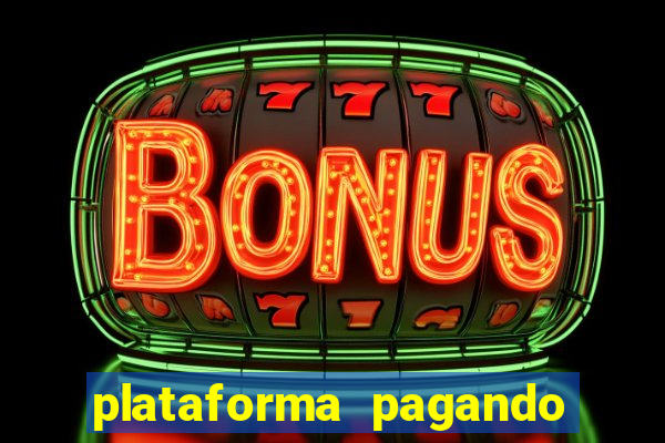 plataforma pagando no cadastro slot