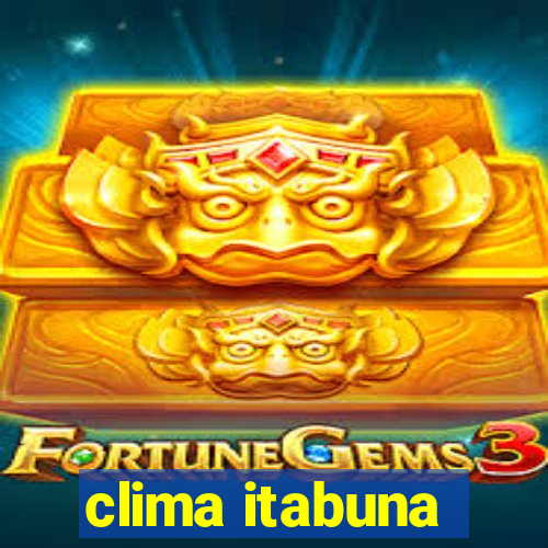 clima itabuna