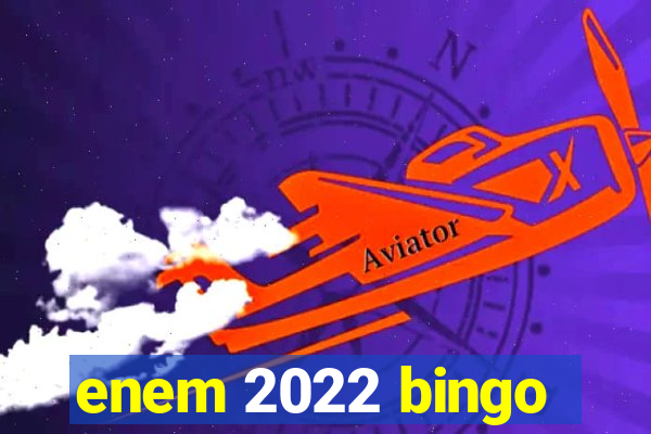 enem 2022 bingo