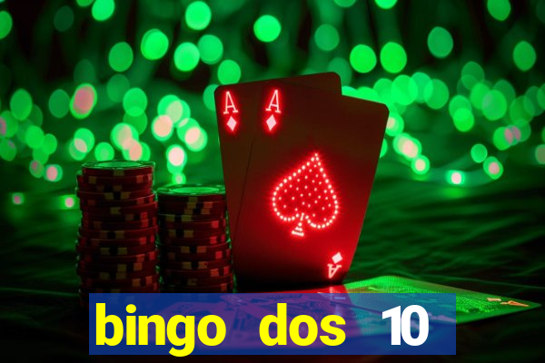 bingo dos 10 mandamentos da lei de deus