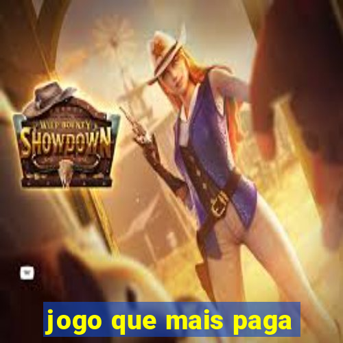 jogo que mais paga