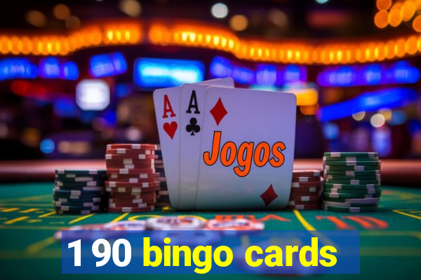 1 90 bingo cards