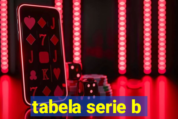 tabela serie b