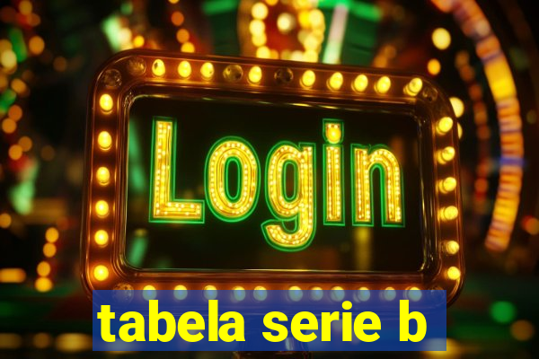 tabela serie b