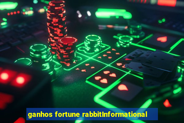 ganhos fortune rabbitInformational