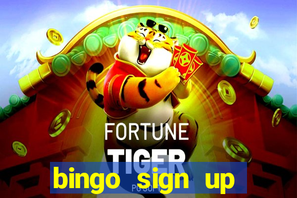 bingo sign up offers no wagering