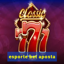 esporte bet aposta