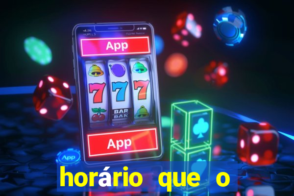 horário que o fortune tiger paga