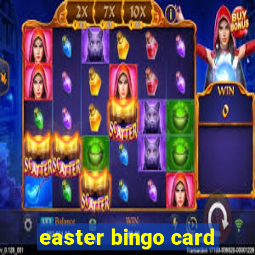 easter bingo card