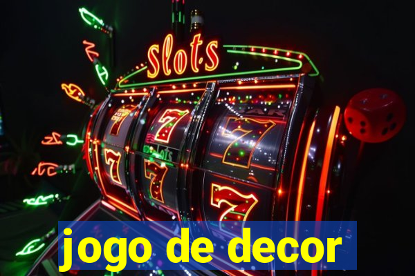 jogo de decor