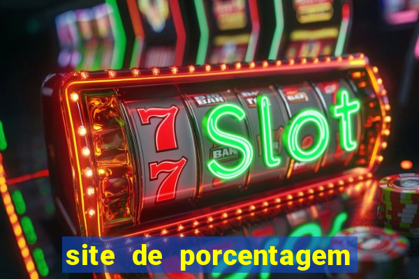 site de porcentagem de slot