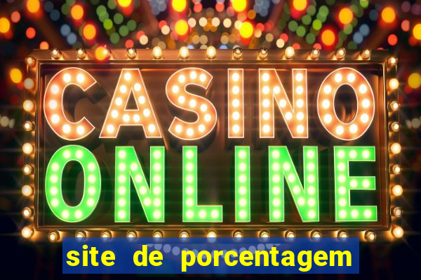 site de porcentagem de slot