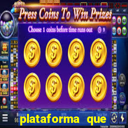 plataforma que est谩 pagando agora