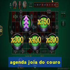 agenda joia do couro