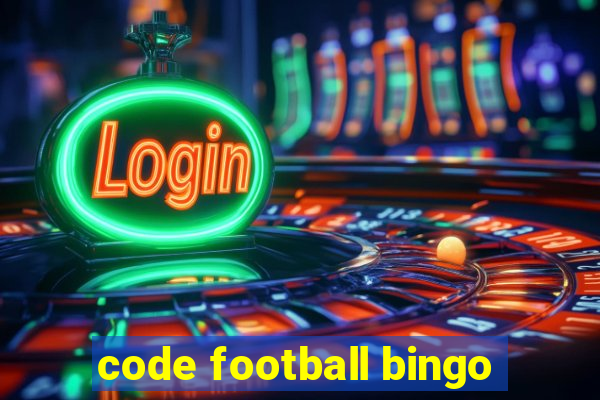 code football bingo