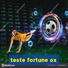 teste fortune ox