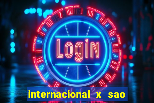 internacional x sao paulo palpites