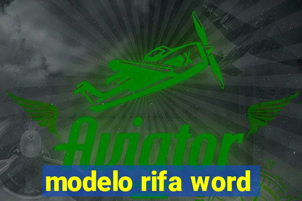 modelo rifa word