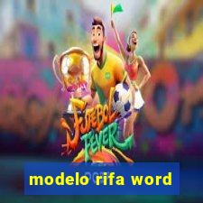 modelo rifa word