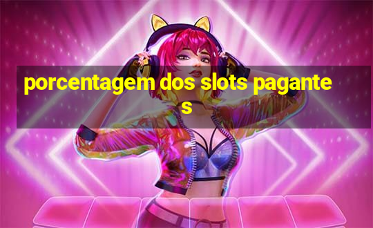 porcentagem dos slots pagantes