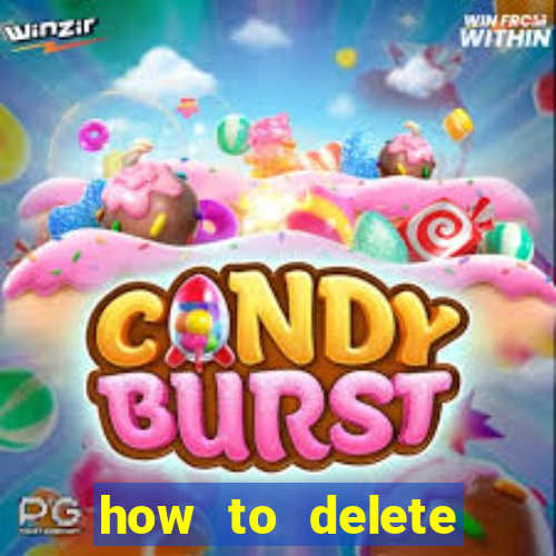 how to delete account in bingo plus