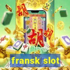 fransk slot