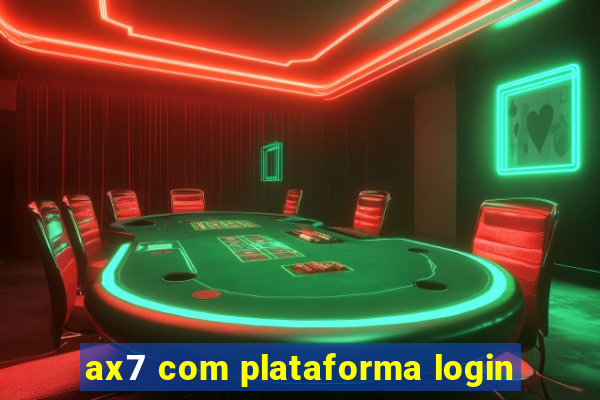 ax7 com plataforma login