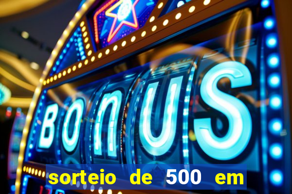 sorteio de 500 em cash toda segunda feira novibet