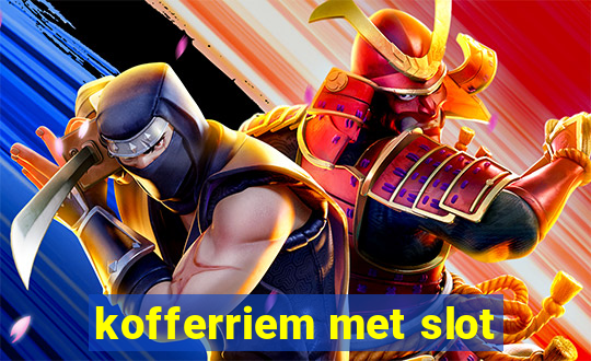 kofferriem met slot