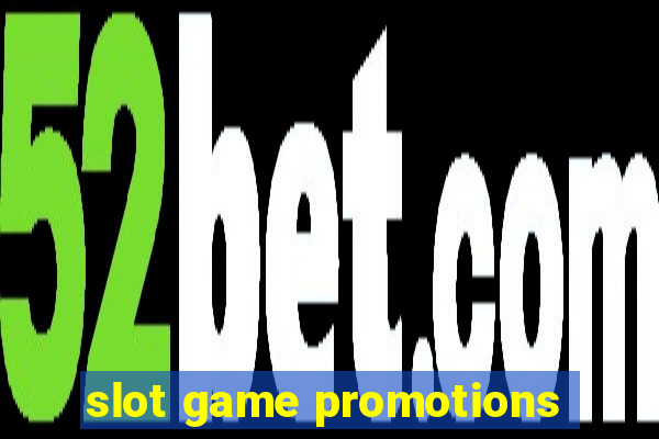 slot game promotions