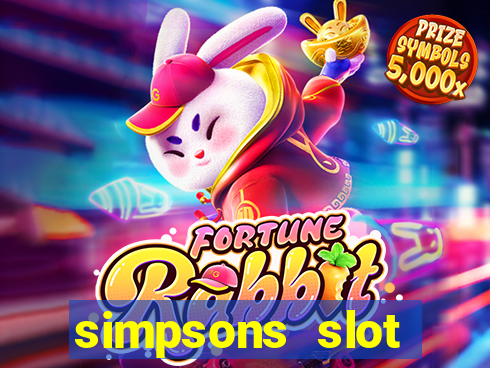 simpsons slot machine locations