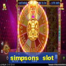 simpsons slot machine locations