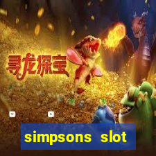 simpsons slot machine locations