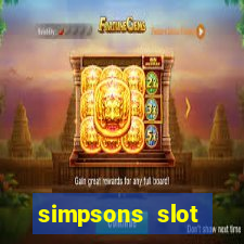 simpsons slot machine locations