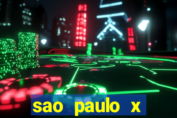 sao paulo x fortaleza palpite