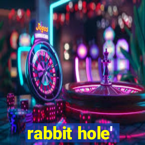 rabbit hole'